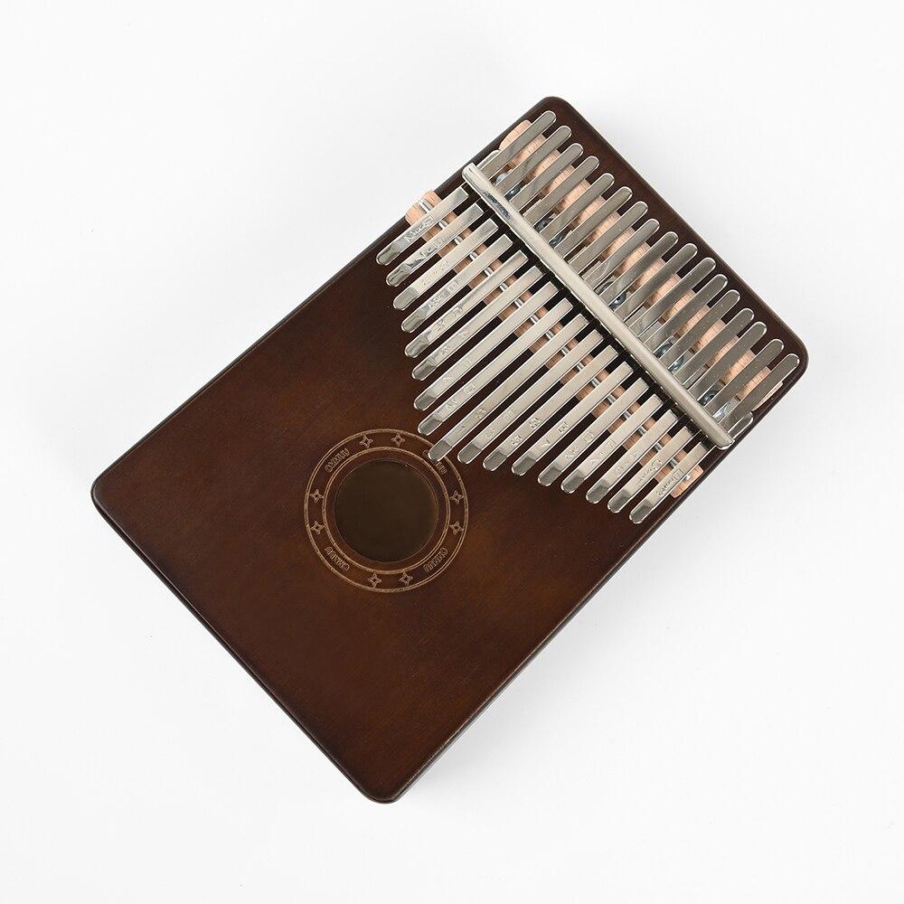 17 touches Kalimba bois de pin corps pouce Piano Instrument de musique avec livre d'apprentissage air marteau pour les enfants