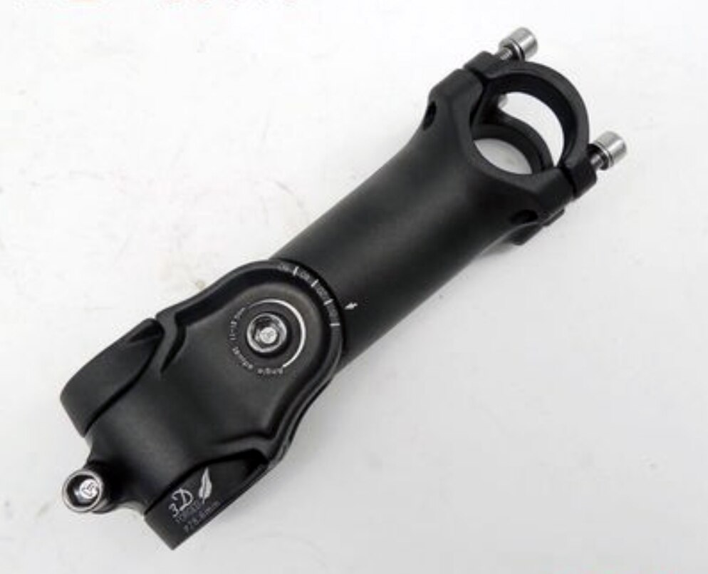 Bicycle Handlebar Stem Ultralight MTB Road Bike 25.4/31.8mm Adjustable Bike Stem 3D Aluminium Alloy: Black A 28.6mm