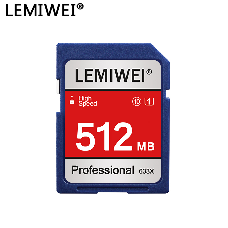 Lemiwei 256 mbx sd card 512 mb high-speed professional 633- 2 gb speed memory card 1 gb class 10  u1 -i for cameras