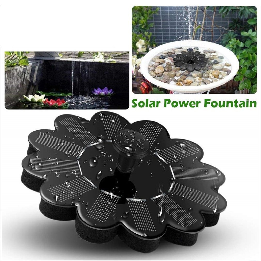 Solar Fountain Garden Kit Solar Water Pump Outdoor Landscape Fish Pool Pond Solar Water Pump Floating Fountain Garden Decoration