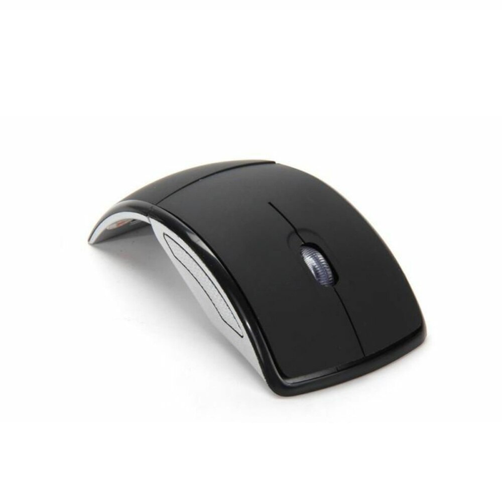 Wireless Mouse Computer Mouse Foldable Folding Optical Mice Bluetooth Mouse for Laptop Computer PC 2.4 GHz Wireless Mouse: Black