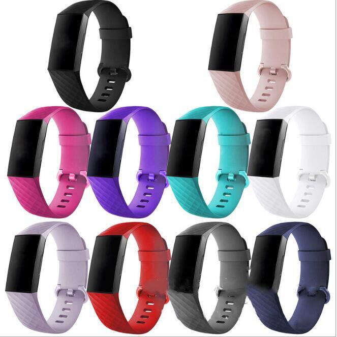 L Unsex Pure Color Band Strap For Fitbit Charge 3 Bracelet Replacement Watch Band For Fitbit Charge 3 Smart Watch Accessories