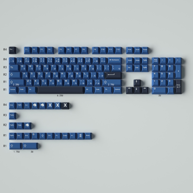 GMK The First Love Keycaps, juego grande, teclas personalizadas en inglés japonés, perfil de cereza, teclas de DYE-SUB PBT para teclado mecánico: Negro