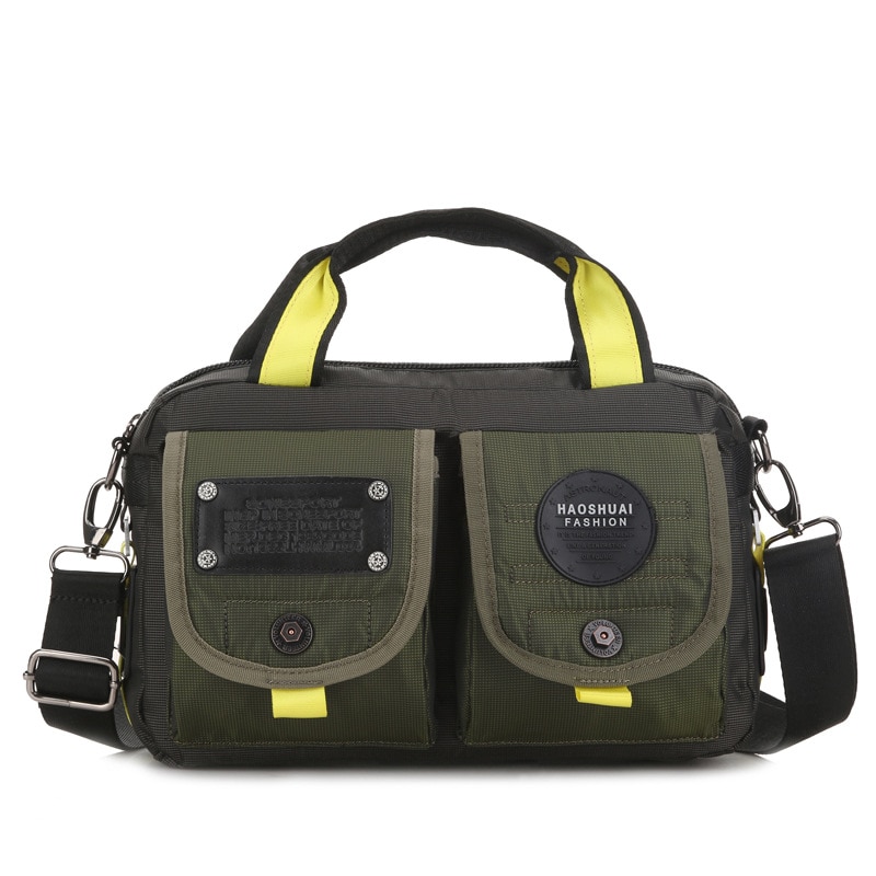 Style message bag Men's Casual Shoulder Crossbody Bag Outdoor Waterproof Travel Bag organizer pockets men's satchel