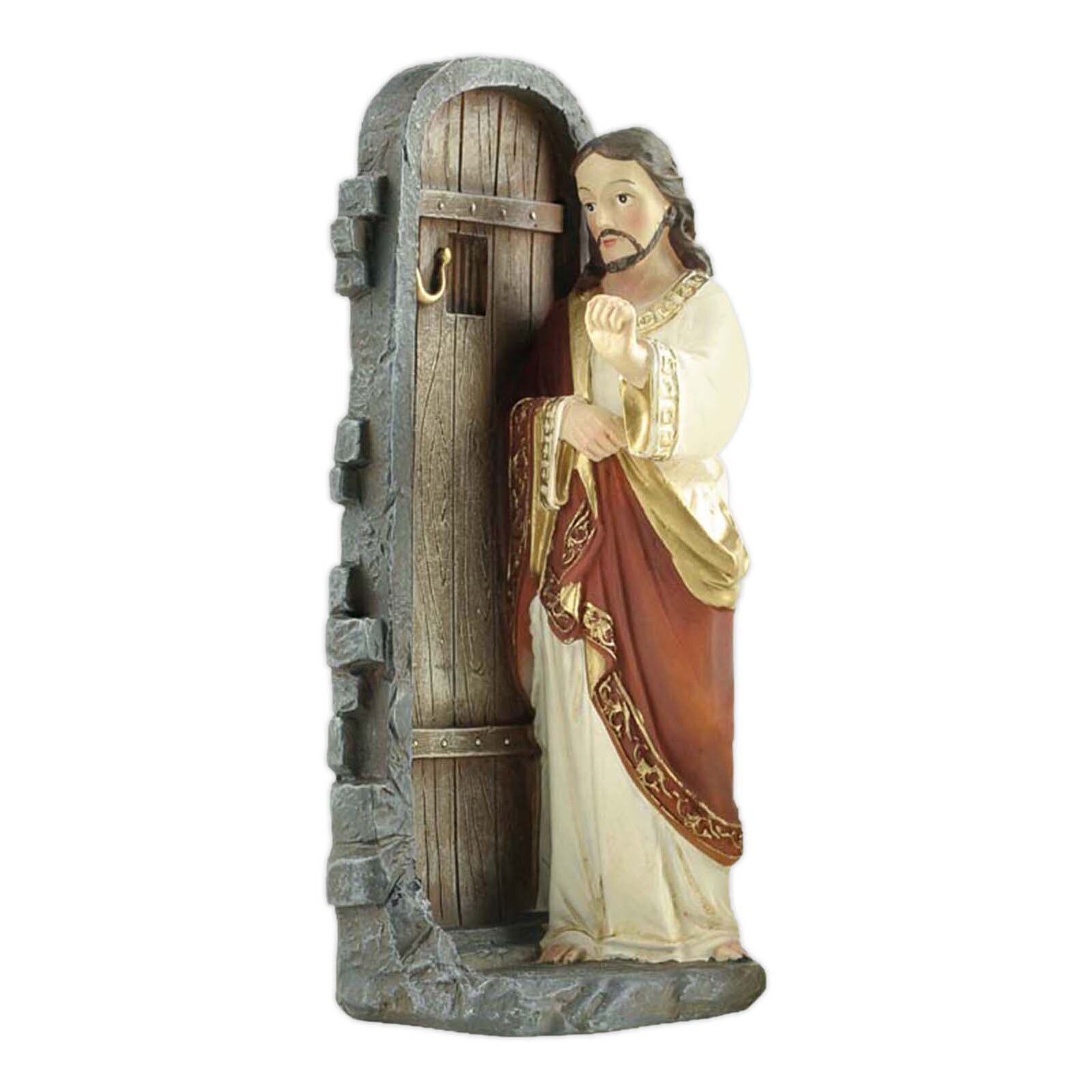 European Jesus knocking on the door decorative resin home decoration statue home decoration tools