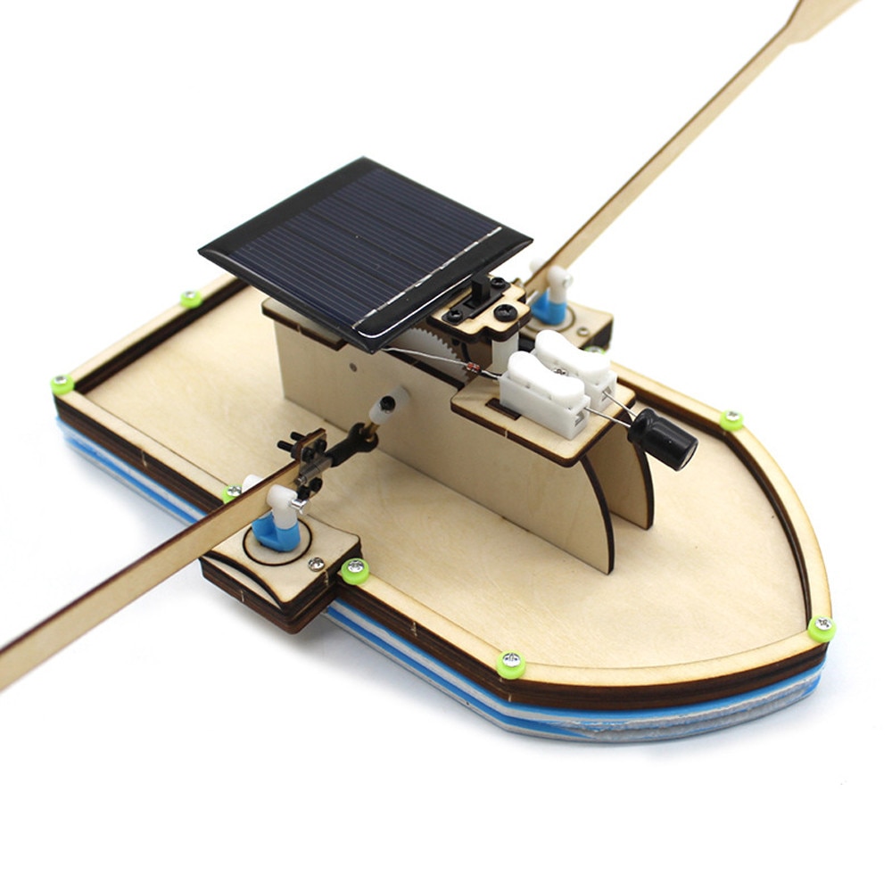 DIY Solar Powered Boot Modell Roboter Paddel Boot Schiff Wissenschaft Experiment Hände-auf Boot Kid Pädagogisches Spielzeug Kit