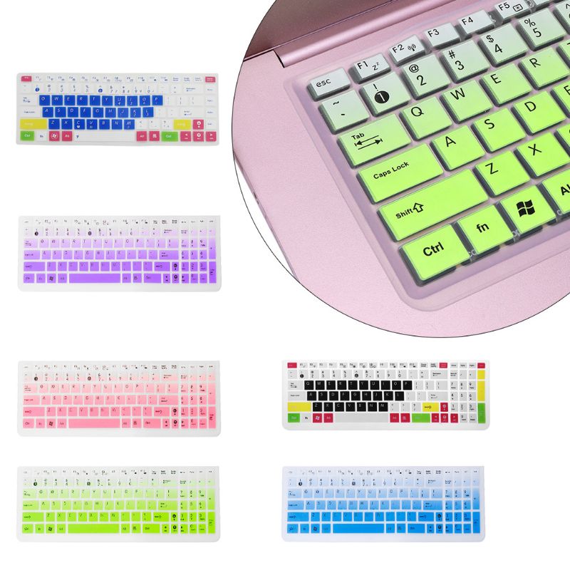 Waterproof Silicone Keyboard Protector Skin Cover Keypad Film Skin Protection dust proof film for Asus K50 Laptop Accessory