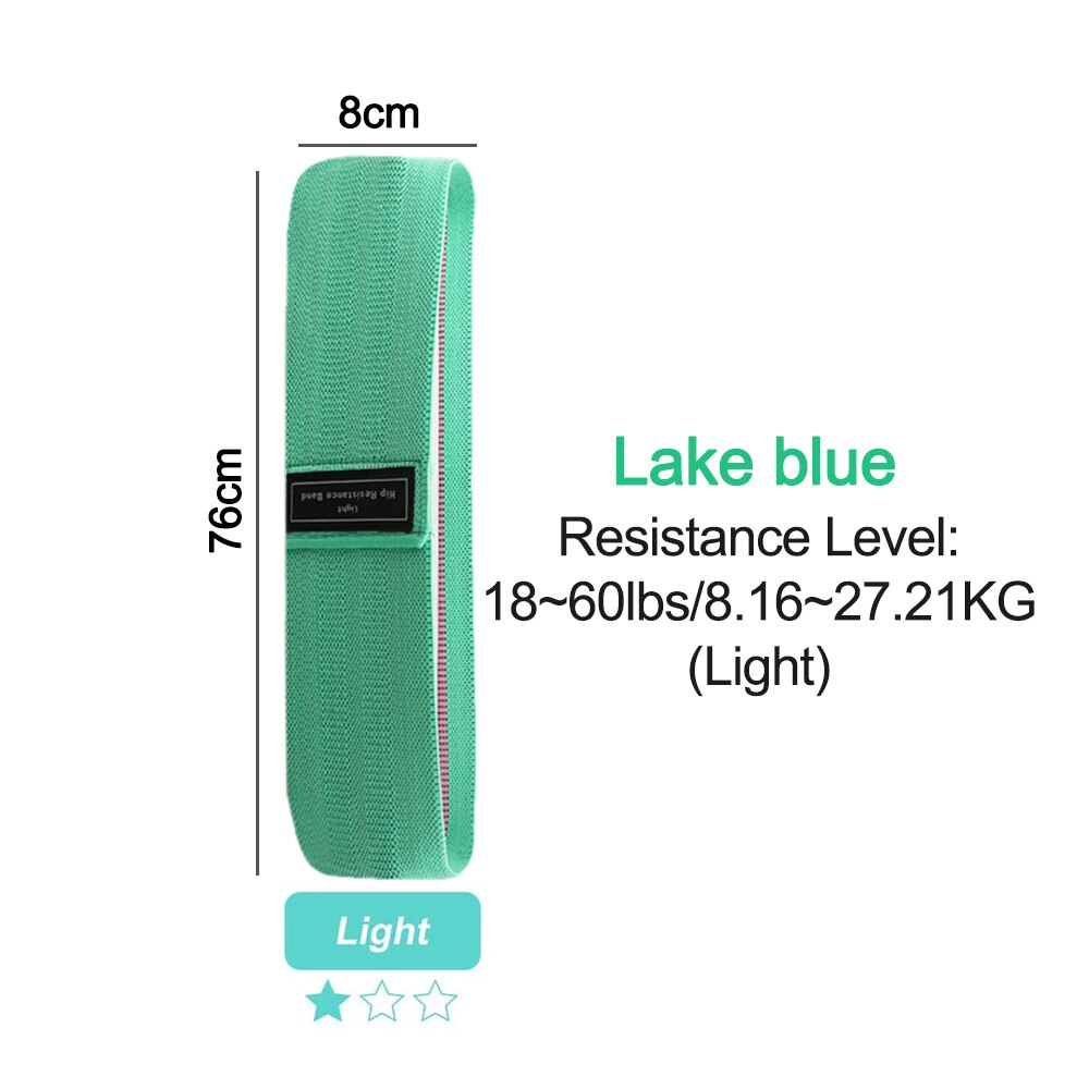105lb Lange Widerstand Schleife Band einstellen unisex Fitness Yoga Elastische Bands Hüfte Kreis Oberschenkel Hocken Band trainieren Fitnessstudio Ausrügestochen für hause: hell Grün-60lb
