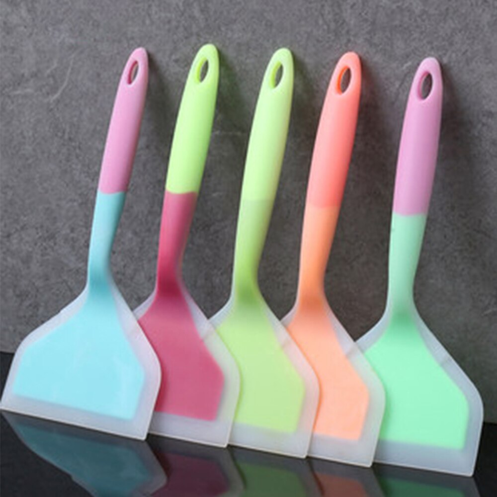 Silicone Spatula Kitchen Ware Cooking Utensils Spatula Beef Meat Egg Kitchen Scraper Wide Pizza Cooking Tools Shovel Non Stick