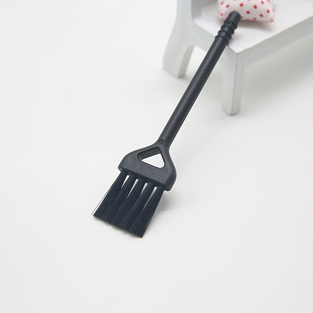 Cepillo para limpieza de teclado, cepillo de limpieza para máquina de café y ajo, pequeño y fácil de limpiar,