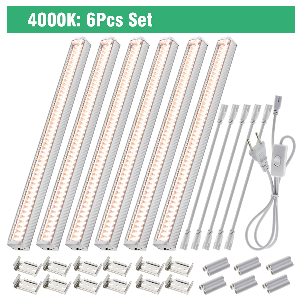 Luz LED de cultivo de espectro completo para plantas de invernadero 4000K AC100V 265V IP65 resistente al agua para flores vegetales