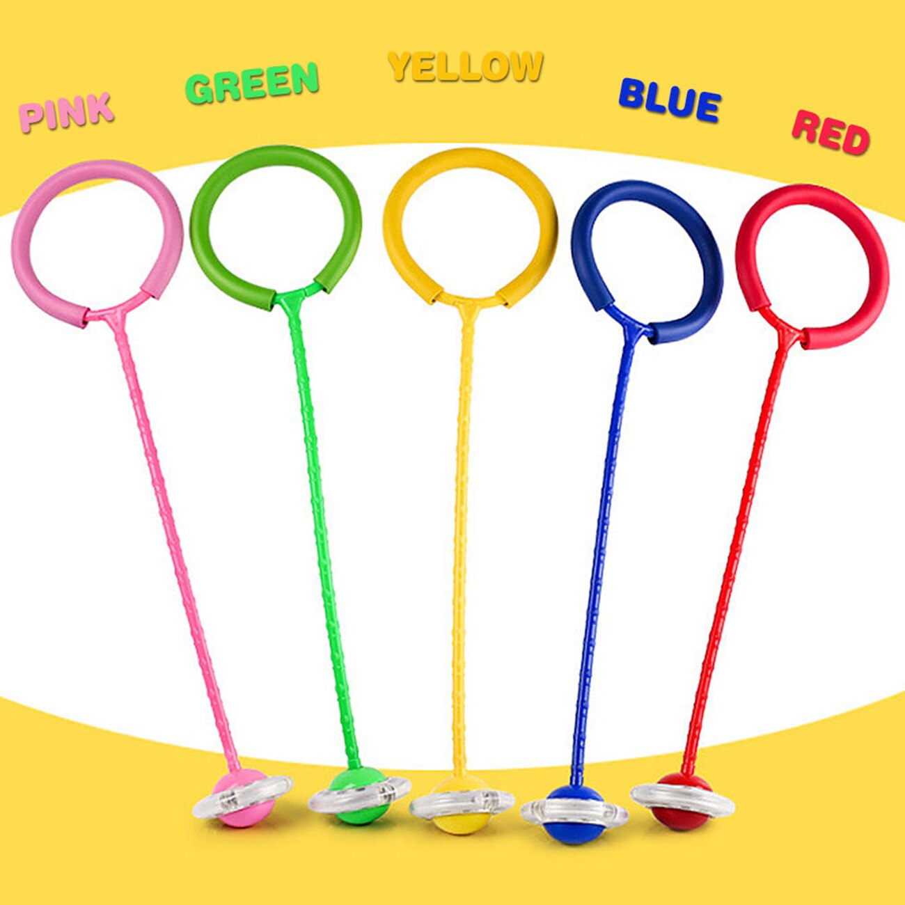 Flash Springen Touw Bal Kinderen Outdoor Fun Sport Speelgoed Led Kinderen Springen Kracht Reactie Training Swing Bal Kind-Ouder games