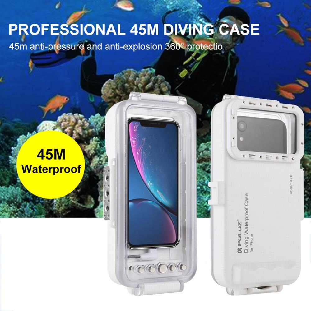 Waterdicht (147ft) zwemmen Telefoon Case Foto Video Nemen Onderwater Cover Case Voor Iphone 11 6 7 8 En Meer Zwemmen Accessoires