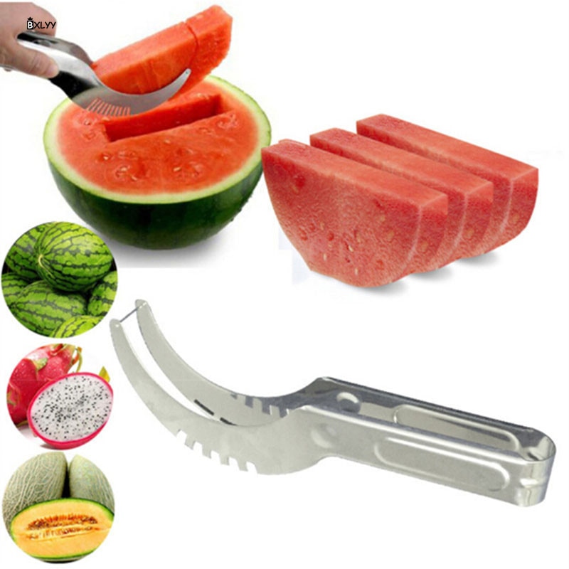 Rvs Watermeloen Slicer Keuken Accessoires Gadgets Feestartikelen Vorm Voor Koken Groente Cutter Mes Grater.85z