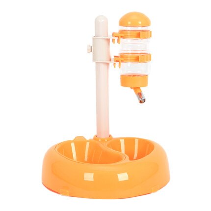 Hoopet advanced pet dog drinkbak, draaibaar en opklapbaar, kattenvoerbak, gemakkelijk schoon, wit, rood: Blauw