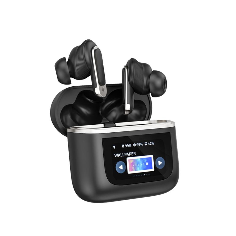 BlitzWolf-auriculares BW-FYE16 TWS con pantalla LED, cascos con bluetooth, pantalla táctil colorida, cancelación activa de ruido, vida útil de 32h: Default Title