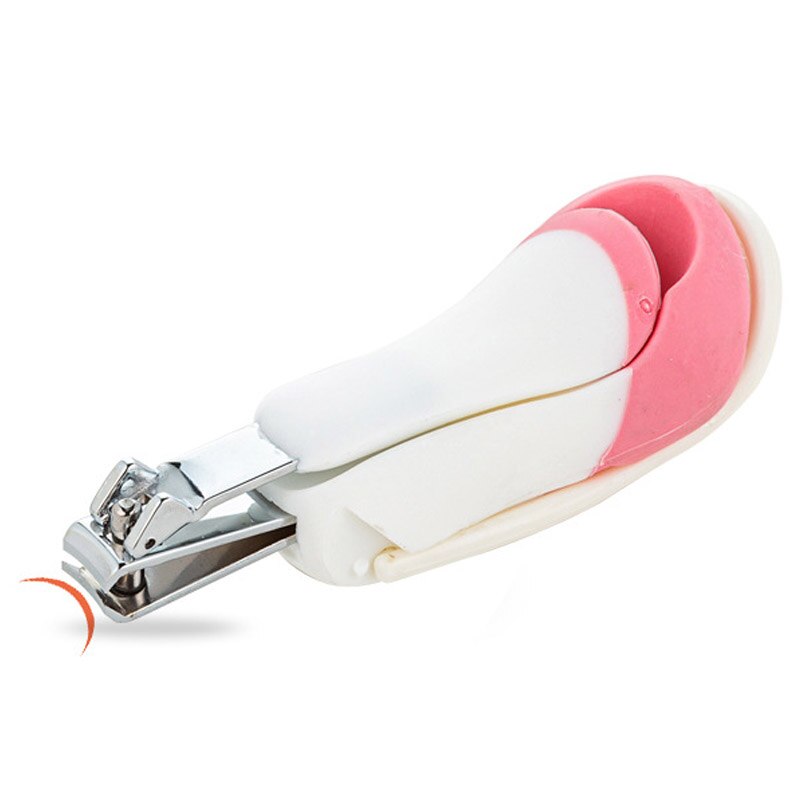 Cortauñas con lupa supertransparente para niños, herramientas de corte para el cuidado del bebé, 1 Uds.