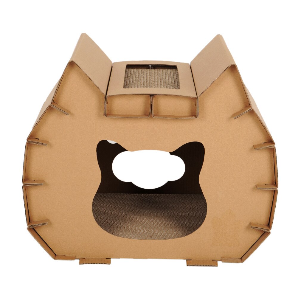 Cat litter corrugated paper cat head style cat scratcher cat claw sharpener cat house cat house cat claw sharpener toy