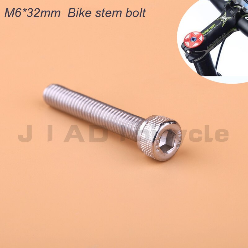 MUQZI M6/35mm MTB Headset Stem Bolt Bike Bolts Screw Bicycle Stem Headset Lengthen Bolt