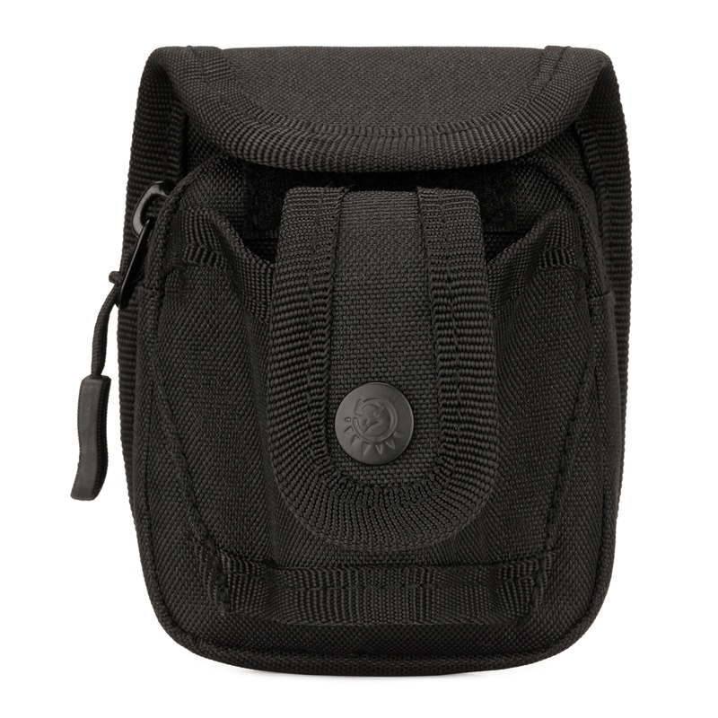 Bolsa de tirachinas para deportes al aire libre, paquete de bolas de acero, parte trasera de nailon a través del cinturón, duradera sin deformación para caza: Chocolate