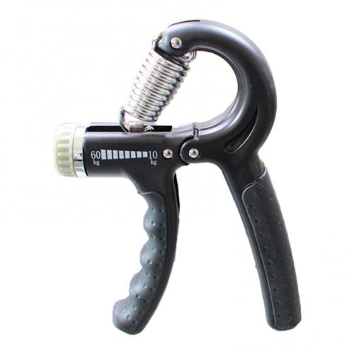 10-60KG Adjustable Heavy Gripper Hand Forearm Exerciser Fitness Grip Trainer Wrist Enhancer Spring Finger Pinch Carpal Expander: Black