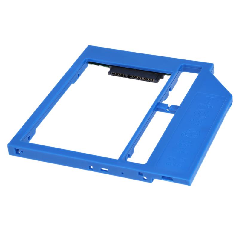 Laptop sata 3 2nd hdd caddy universal 9mm cd dvd optisk bay hårddisk adapter  to 2.5 tum sata ssd hdd väska fäste hållare
