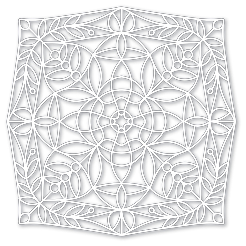 Blandet form stribe prikker cirkel blomster plast stencil gør-det-selv-kort album lav scrapbog håndlavet stencil tegneark 09: 13