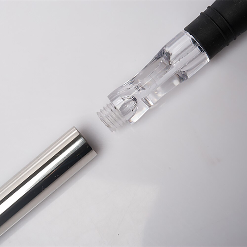 Wijnschenker van roestvrij staal, flesdoppen, sterke drank, schenktuit, stop, keukenbar, gereedschap, koelstaaf