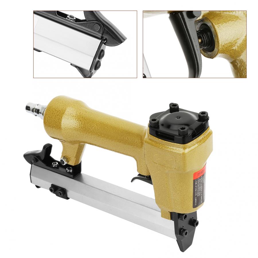 Spikerpistol trebearbeidingsverktøy 60-100 psi-formet pneumatisk spikerpistol 1/4 " luftstifteverktøy tilbehør til elektroverktøy