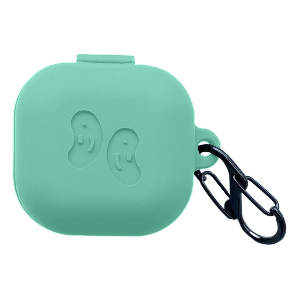 Protective Cover Silicone Case for Samsung Galaxy Buds live Earphone with Hook: F