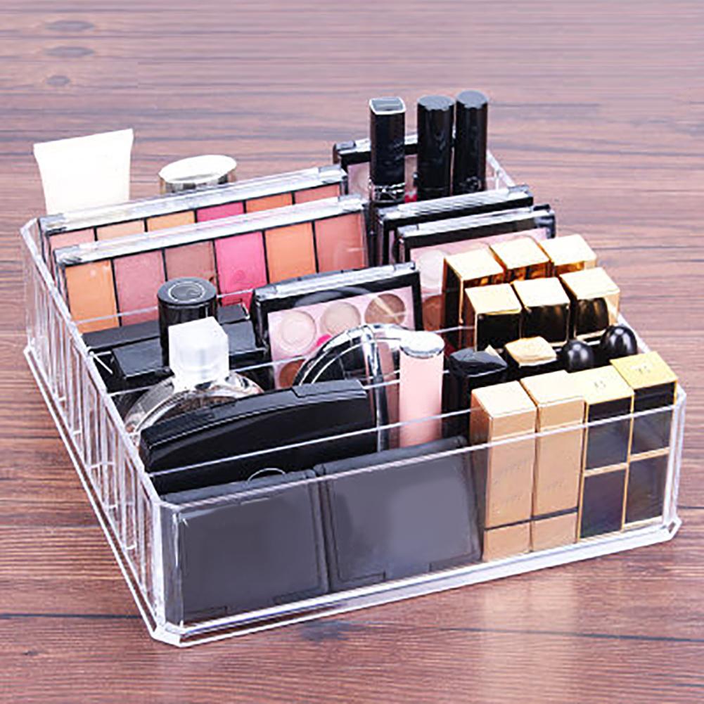 Acryl Draagbare Transparante Make-Up Organizer Opbergbox Make Up Organizer Cosmetische Organizer Make Opberglades Organizer