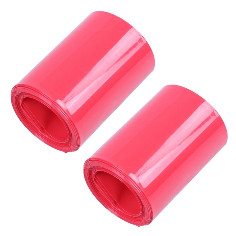 Gaine Thermorétractable PVC Pour Batterie - 350 Mm De Large, 2 M De Long, Bleu