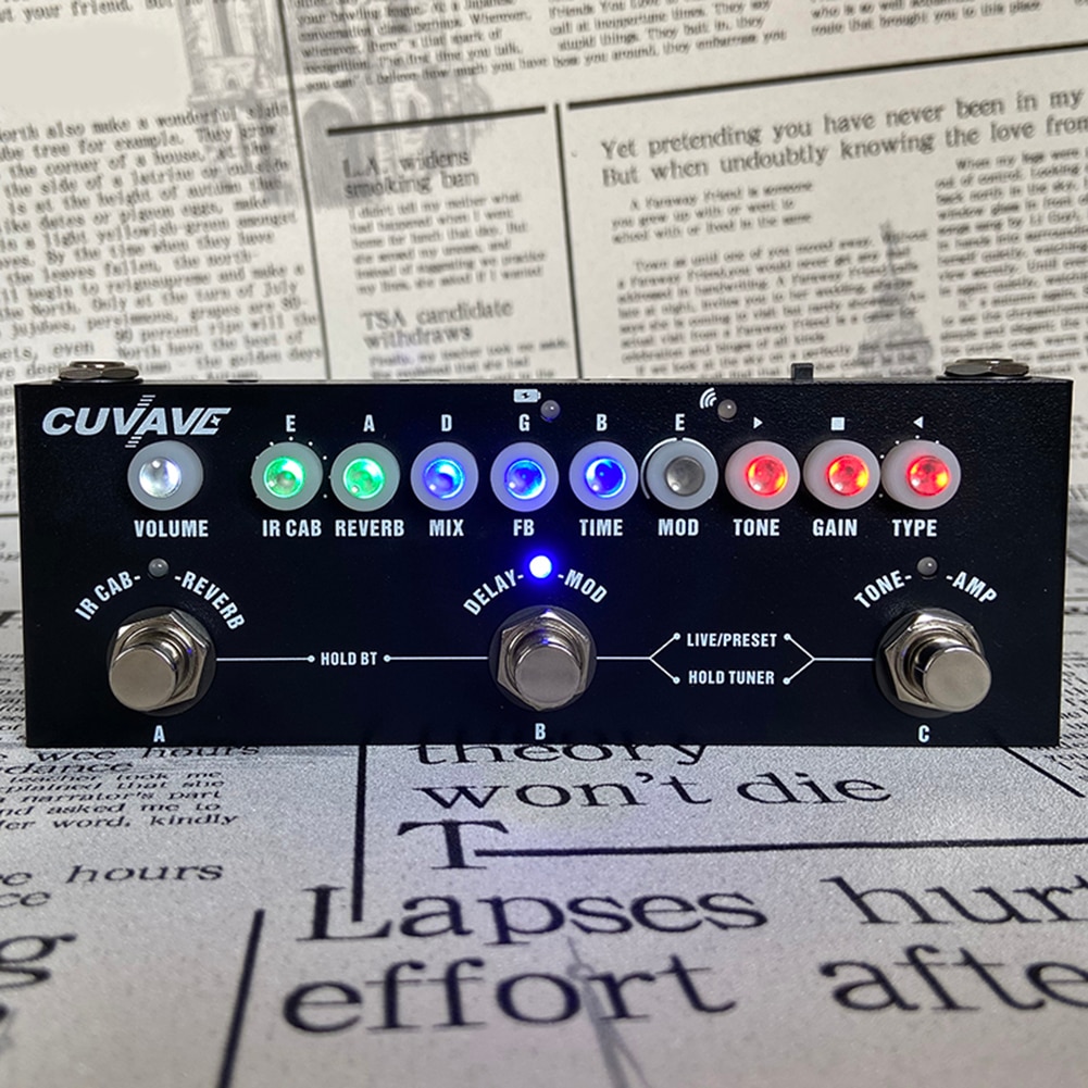 Pedal True Bypass Guitar Accessories Cube Baby Multifunctional Electric Guitar Effects Pedal Parts Battery Powered