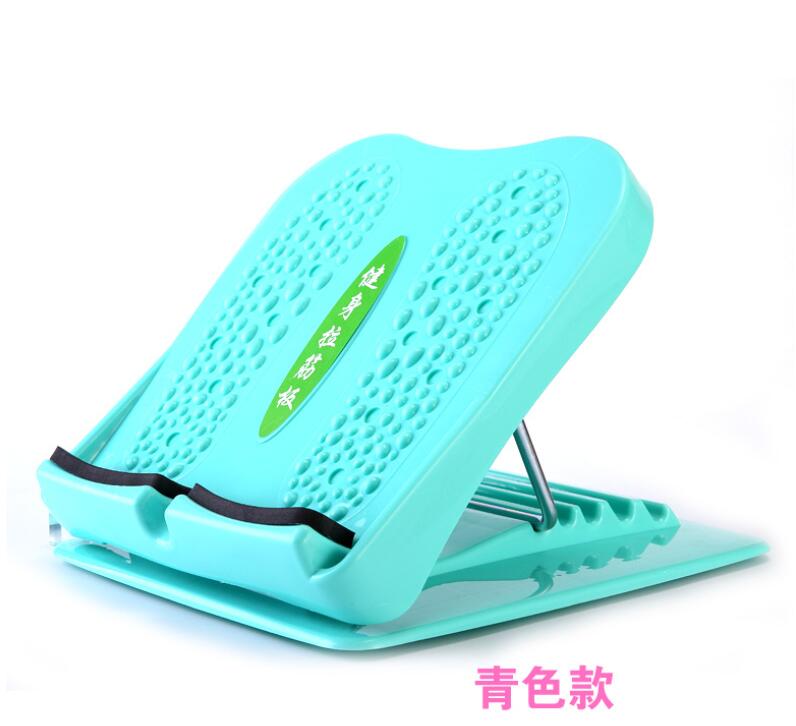 Tablero inclinado portátil para masaje de pies, tablero ajustable para estriberas, ensanchador de tobillo, 4 posiciones, tabla de cuña elástica para pies: green