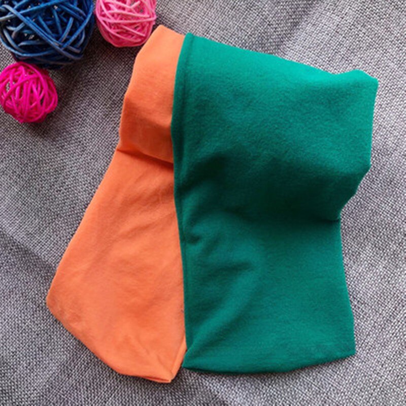 Medias de colores variados para niñas, pantalones elásticos de retazos para bebés, ajustados, de baile, medias de 3 a 9 años, 2 uds.