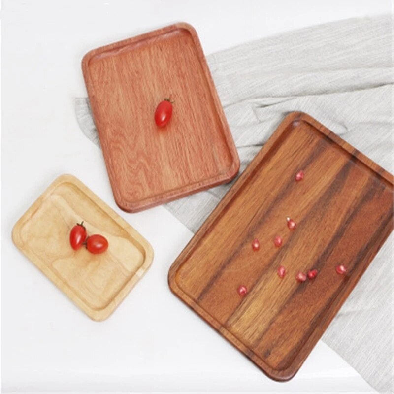 mini drewno patelnia talerz okrągła guma materiał deser obiad chleb potraw z owoców spodek taca herbaciana 10cm