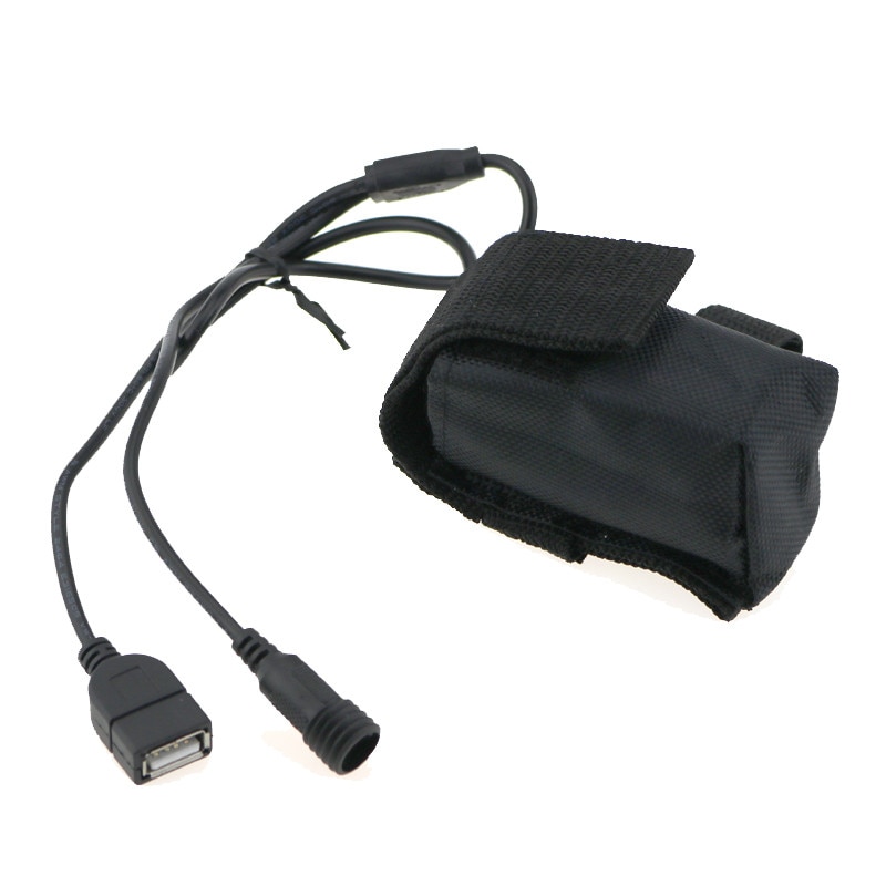 8.4V DC+USB Connector Battery 6400mAh 4x18650 Rechargeable Battery Pack Bike Bicycle Lights Battery Pack