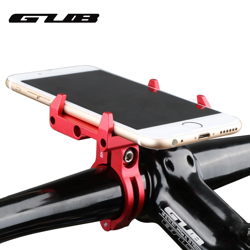 Gub G85 G-85 Aluminium Fiets Telefoon Houder Voor Voor 3.5-6.2Inch Smartphone Verstelbare Handvat Tape Ondersteuning Gps Bike telefoon Stand