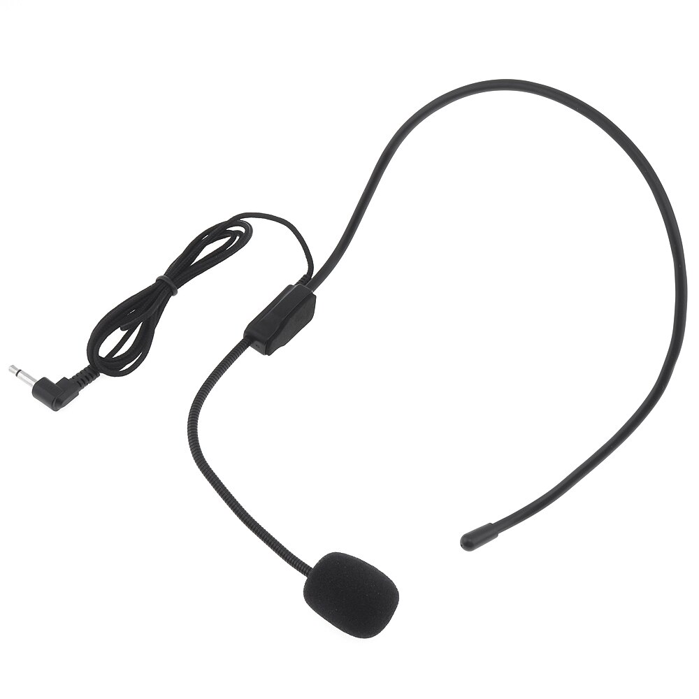 Universal Portable 3.5mm Jack Threaded Headset Omnidirectional Microphones Fit for Teachers/Guides/Presentations/Electronics