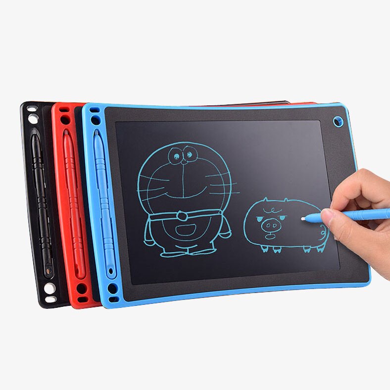 Eco-friendly LCD Graphics Tablets Size 8.5" for Kid & Adults & Students for Writing Drawing Note Making with Clean Locke