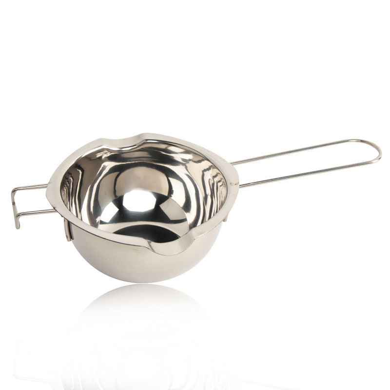 304 acier inoxydable Double chaudière Pots avec boîte chocolat fondant Pot lait bol beurre bonbons plus pâtisserie outils de cuisson: 2PCs 304 Polished