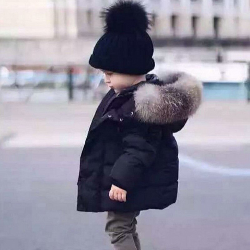 Nuovo Del Ragazzo di Inverno Del Rivestimento Del Bambino Con Cappuccio di Spessore Bambini Cappotti 12M-7 Vecchio formato Autunno Inverno 9WBT002