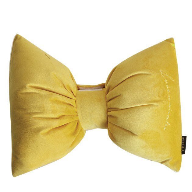 Pretty Solid Boog Kussen Met Vulling/Auto Neck Kussens Home Decor Boog Knoop Rozet Home Decoratieve Kussen Binnen Innerlijke 1 Stuk: 12