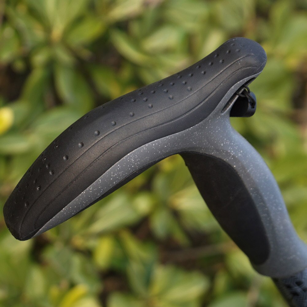 Carbon Fiber Internal Lock T Curved Handle Trekking Pole Walking Outdoor Walking Stick XD88