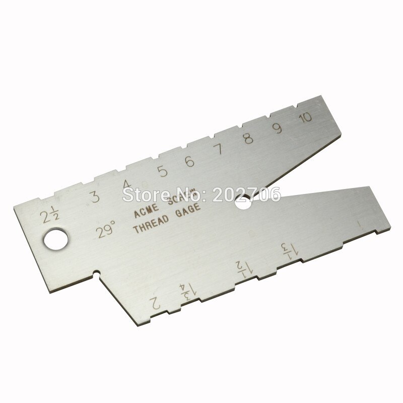 2 PIECES 29 DEGREE ACME SCREW THREAD GAUGE GAGE TOOL GRINDING