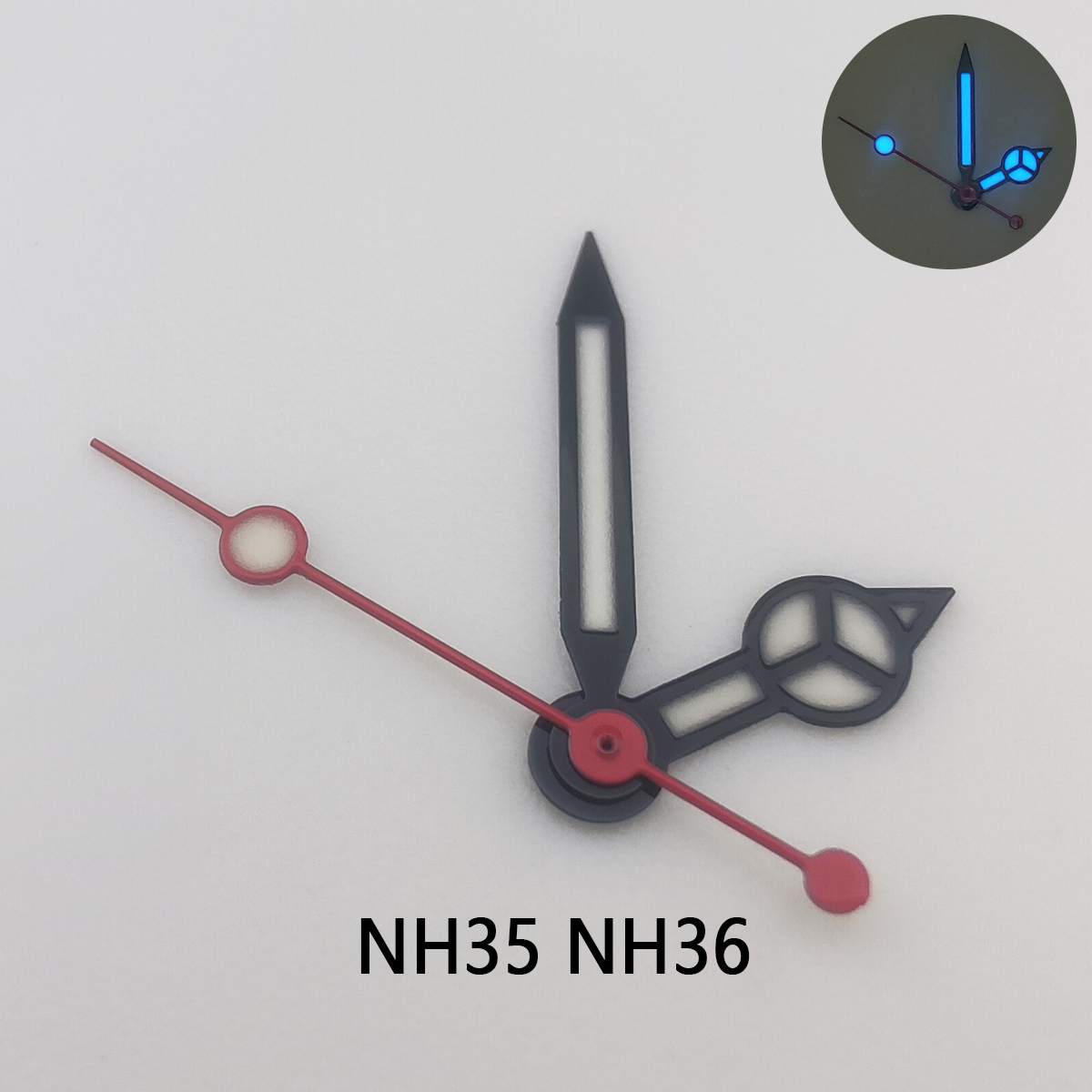 Uhr Zeiger grün leuchtende passen Miyota 8205 8215 821A Mingzhu DG 2813 3804 NH35 NH36 und 2836 2824 bewegung uhr hände