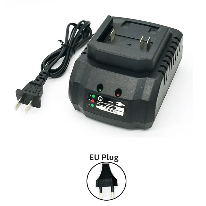 Ladegerät für Makita 18V 21V Li-Ion Akku Tragbares Ladegerät für Makita BL1430 BL1830 Akku Ersatz EU/uns-Stecker: Grün