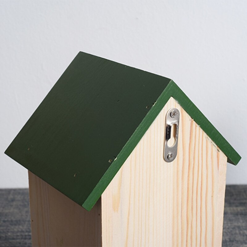 D0AD Wooden Squirrel Feeders for Outside Squirrel Feeding House Durable with Solid Structure Cute Wood Feeding Station