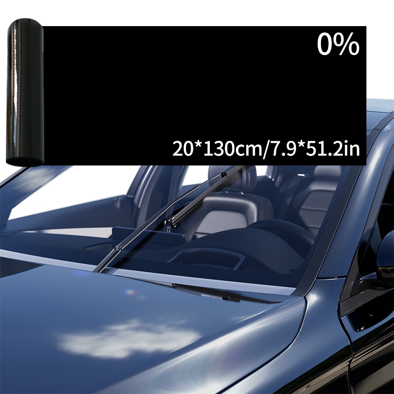 20 x 130/150cm solfilm för bilfönster, solskyddsfilm, solskyddsfilm, värmeisoleringsfilm, folie, glasruteklistermärke: Armégrön