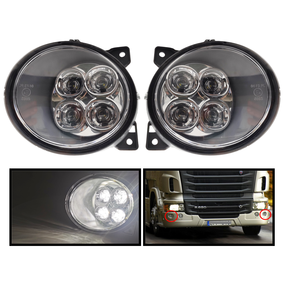 24V LED Front DRL Mistlamp Voor Scania G440 G450 P380 P410 R450 R620 Truck Koplamp Accessoires Onderdelen 1931614 1931613